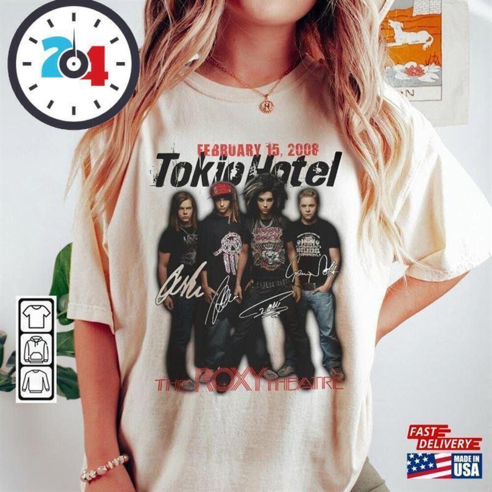 Tokio Hotel Band Music Shirt 1 Concert T-Shirt